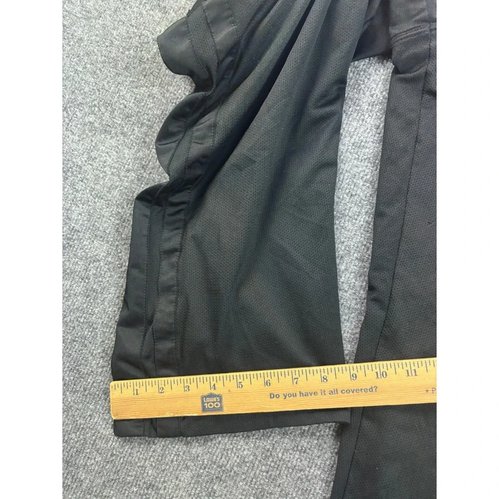 Nike Track Pants Mens XL Black Mesh Side Stripe Drawstring Athletic Trousers